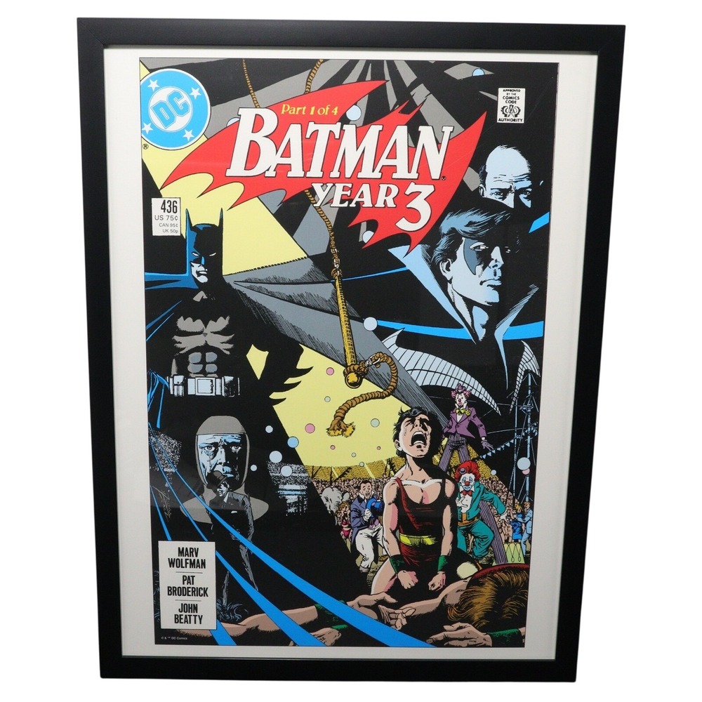 DC Comics Framed Art Detective Comics #436 Batman Year 3 George Perez 12x16